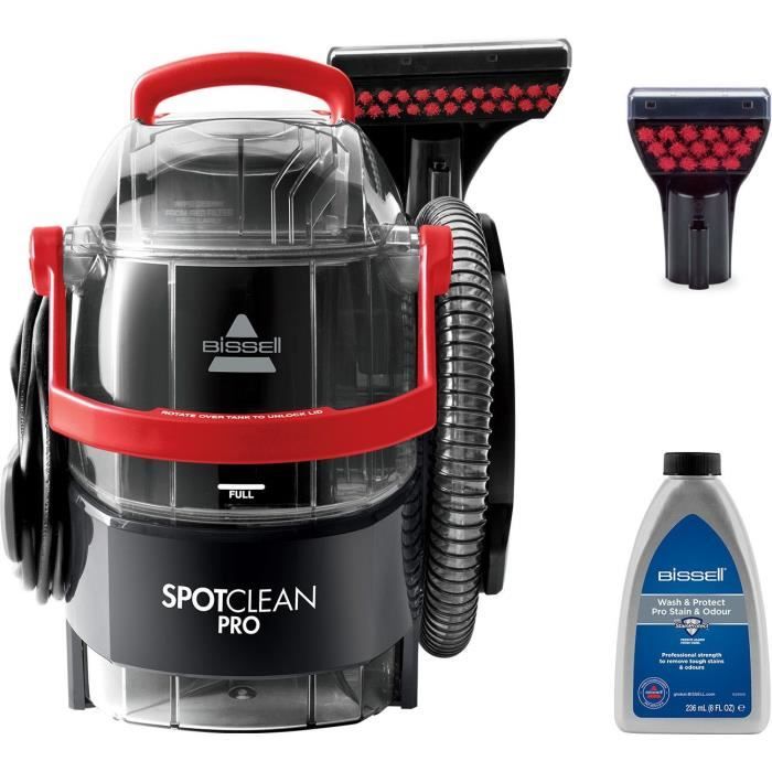 Nettoyeur Détacheur Bissell Spotclean Pro 1558N - Détache, Nettoie et Aspire - Efficace sur tous types de taches