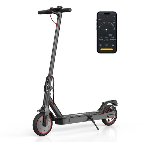Trottinette Electrique iScooter i9 350W 36V7.5Ah Pneus 8,5 pouces Autonomie 22-30km- Écran LED