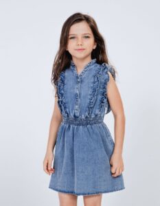 Robe Fille Denim