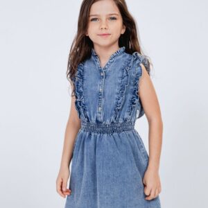 Robe Fille Denim