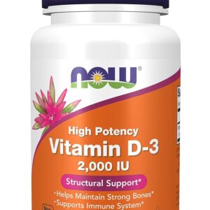Vitamine D3 2000IU Now Foods 120