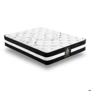 Matelas Excelsior 160 x 200 by Sampur - Mémoire de Forme - Ressorts Ensachés - Mousse Haute Résilience - Épaisseur 30cm - Confort