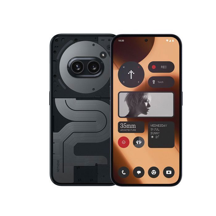 Smartphone Nothing Phone (2a) Plus 5G 12Go 256Go Noir 6.7” AMOLED 120 Hz MediaTek Dimensity 7350 Pro 5000 mAh