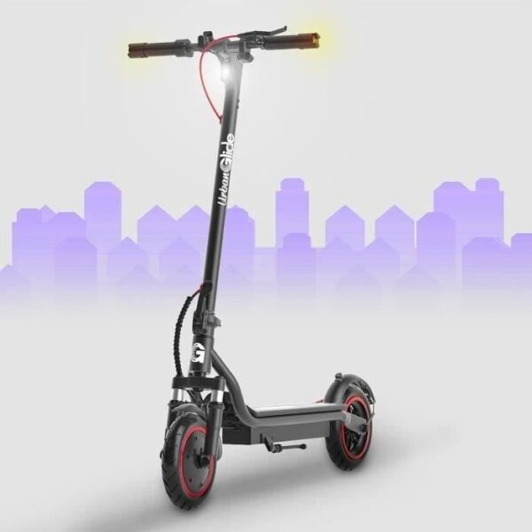 Trottinette électrique - URBANGLIDE - 85 PLUS - 8.5 - 36V - 350W - Autonomie 20KM - Frein à disque, clignotants et feu stop