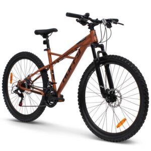 Velo VTT Huffy Korros 27.5 Semi-Rigide - Shimano 21 vitesses - Marron